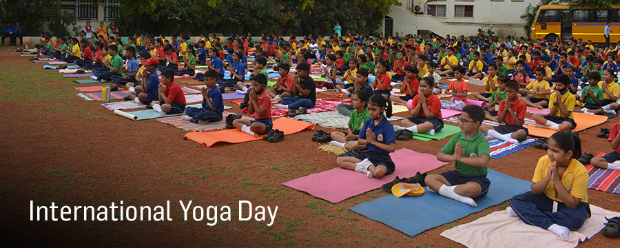 international yoga-day at kle school gokak