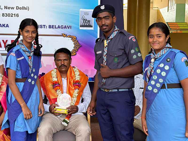 Kargil Vijay Diwas Celebration at KLE Mahadevappanna Munavalli School, Gokak