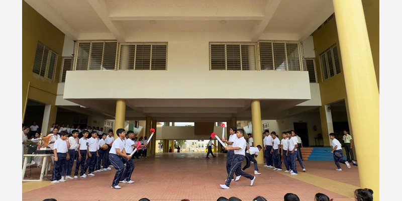 ๐ National Sports Day Celebration at KLE Mahadevappanna Munavalli School, Gokak ๐