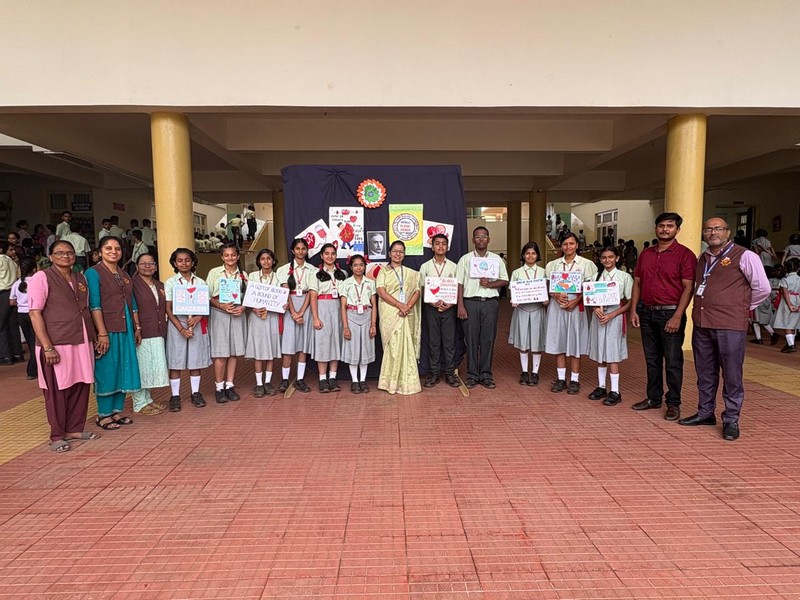 KLE Mahadevappanna Munavalli School, Gokak celebrated World Blood Donation Day ๐ฉธ๏ธ