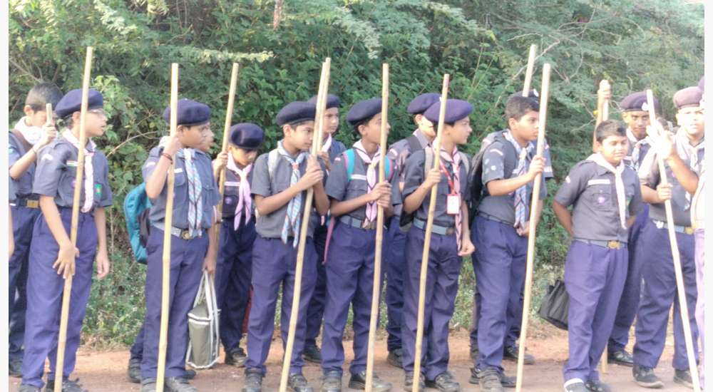Scout & Guides Hike and Cleanliness Drive
